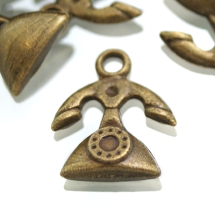 Кулон Телефон, Металл, Цвет: Бронза, Размер: 13х12х4мм, Отверстие 2мм, (УТ000006466)