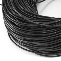 Шнур Натуральная Кожа, Черный, 4мм, (УТ0002598)