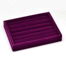 Подставка для Колец, Бархат, Цвет: Пурпурный, Размер: 20х15х3,2см, (УТ100005483)