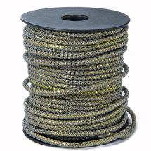 Шнур Полиэстер для Рукоделия, Светло-Серый, 4мм, (УТ100005609)