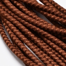 Шнур Полиэстер для Рукоделия, с резиновым основанием, Коричневый, 5мм, (УТ100005641)