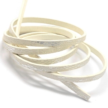 Шнур Искусственная Кожа, Цвет: Бежевый, Размер: 5х2мм, около 1.2м/шт, (УТ100009076)