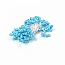 Тычинки для Цветов Декоративные, Голубой, Размер: 5.5см, 80шт в упаковке, (УТ100013167)