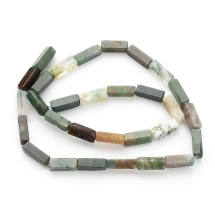 Бусины Натуральный Индийский Агат Прямоугольные, Микс, 13~14х4~5х4~5мм, Отверстие 1мм, около 29шт/36 см/нить, (УТ100013905)