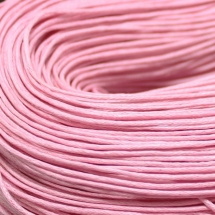 Шнур Вощеный Хлопковый, Цвет: Розовый, Размер: Толщина 1мм, 60-65м/связка, (УТ000003385)