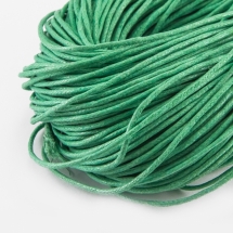 Шнур Вощеный Хлопковый, Цвет: Зеленый, Размер: Толщина 1.5мм, 60-65м/связка, (УТ000004434)