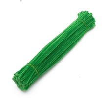 Синельная Проволока для Рукоделия Мягкая Пушистая, Зеленая, 300х5мм, 100шт/упак, (УТ100017783)