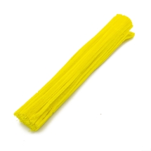 Синельная Проволока для Рукоделия Мягкая Пушистая, Желтая, 300х5мм, 100шт/упак, (УТ100017793)