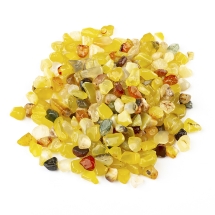 Натуральный Желтый Агат Крошка, 7-13x6-7x3-5мм, без Отверстия, (УТ100018246)