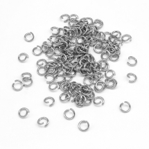 Колечки Одинарные Открытые Соединительные Нержавеющая Сталь, 4х0.6мм, (УТ100023347)