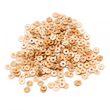 Пайетки, Круглые, Голографические, Цвет: Оранжево-золотой, Размер: 4мм, около 1800шт/10г, (УТ100024268)