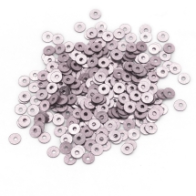 Пайетки, Круглые, Блестящие, Цвет: Пудровый, Размер: 4мм, около 2000шт/10г, (УТ100024276)