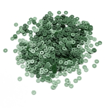 Пайетки, Круглые, Перламутровые, Цвет: Темно-изумрудный, Размер: 4мм, около 2500шт/10г, (УТ100024319)