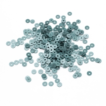 Пайетки, Круглые, Перламутровые, Цвет: Серо-зеленый, Размер: 4мм, около 2500шт/10г, (УТ100024320)