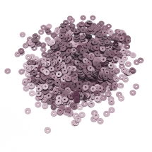 Пайетки, Круглые, Перламутровые, Цвет: Розово-бежевый, Размер: 4мм, около 2500шт/10г, (УТ100024324)