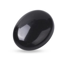Массажер Инструмент для Массажа из Натурального Обсидиана Овальный, 40x30x9мм, (УТ100024481)