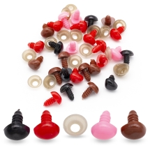 Носик для Игрушек, Треугольный, Цвет: Микс, Размер: 11х14мм, Пин: 6мм, (УТ100024501)