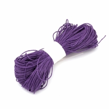 Шнур Вощеный Хлопковый, Цвет: Фиолетовый, Размер: Толщина 0.7мм, 60-65м/связка, (УТ100025426)