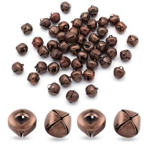 Кулоны Подвески Железные Колокольчики, Медный Цвет, 10х10х10мм, Отверстие 3х1мм, (УТ100026146)