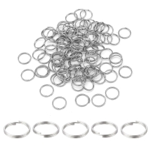 Колечки Двойные Нержавеющая Сталь, 12x1.5мм, Внутренний Диаметр 9мм, (УТ100026987)