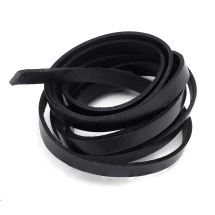 Шнур Натуральная Кожа, Черный, 10х2.5мм, (УТ100028391)