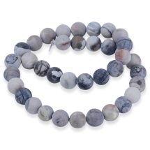 Бусины Натуральная Яшма Пикассо Круглые Матовые, 8-8.5мм, Отверстие 1мм, около 45шт/39см/нить, (УТ100028412)