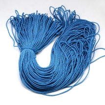 Шнур Паракорд Полиэстер и Спандекс Полосатый, Синий, 2мм, около 100м/связка, (УТ100029475)