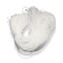 Шнур Паракорд Полиэстер и Спандекс 16-ти слойный, Белый, 2мм, около 100м/связка, (УТ100030229)