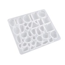 Силиконовая Форма Молд для Кулонов Подвесок, Микс Форм, Белый, 235х216х11мм, (УТ100030616)