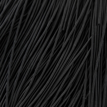Канитель Мягкая, Матовая 1мм, Цвет: Черный, отрезки не менее 8см, около 4000см/100г, (УТ100030984)