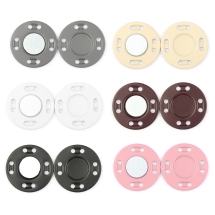 Набор Застежка Кнопка Магнитная, для Сумки/Кошелька, Железная, Размер: 2х0.3см, 6 цветов, 6шт/набор, (УТ100031354)