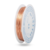 Медная Проволока для Рукоделия, Шоколад, 0.8мм, около 3м/катушка, (УТ100031453)