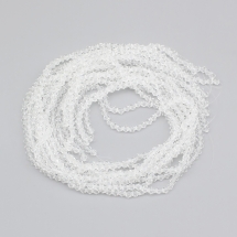 Бусины Австрийский Хрусталь, Имитация, Стекло, Граненые Биконус, Цвет: Бесцветный, Размер: 4х4мм, Отв-тие: 1мм, около 107шт/41см/нить, 10нитей/упаковка, (УТ100031712)