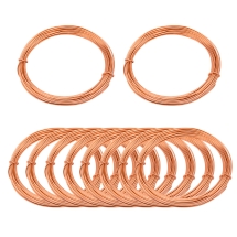 Алюминиевая Проволока для Рукоделия 0.8мм/10м, Коричневый, 0.8мм, около 10м/катушка, 10катушек/набор, (УТ100031724)