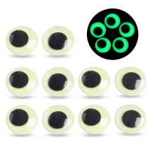 Глазки Живые для Скрапбукинга и Игрушек, Флуоресцентные, Круглые, Морской Зеленый, 20мм, (УТ100031949)