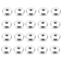 Бусины-Разделители Латунь Диск, Платина, 6х1.2мм, Отверстие 1.8мм, (УТ100032063)