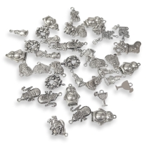 Набор Кулоны и Подвески Новогодние и Рождество, Микс 10 Форм, 40шт/набор, (УТ100032164)