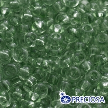 Бисер Preciosa 10/0 цв. 01162, Фасовка 50г, 10упаковок по 5г, Прозрачный Солгель Окрашенный CSD, Зеленый, Круглый, (УТ100032638)