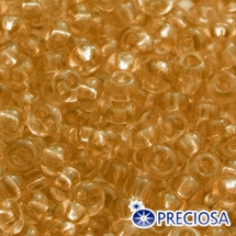 Бисер Preciosa 10/0 цв. 01183, Фасовка 50г, 10 упаковок по 5г, Прозрачный Солгель Окрашенный CSD, Оранжевый, Круглый, (УТ100032641)