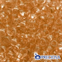 Бисер 01184 Чешский Preciosa 10/0, Фасовка 50г, 10 упаковок по 5г, Прозрачный Солгель Окрашенный CSD, Оранжевый, Круглый, (УТ100032642)