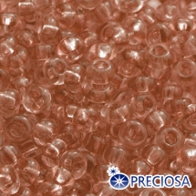 Бисер 01185 Чешский Preciosa 10/0, Фасовка 50г, 10 упаковок по 5г, Прозрачный Солгель Окрашенный CSD, Оранжевый, Круглый, (УТ100032643)