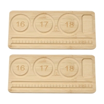 Доска Планшет для Дизайна и Сборки Браслетов 3 размера, Бамбук, 28.5х13х1см, (УТ100032870)