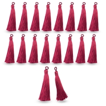 Подвески Кисточки Полиэстеровые для Рукоделия и Украшений, Темно-красный, 8-9см, (УТ100032971)